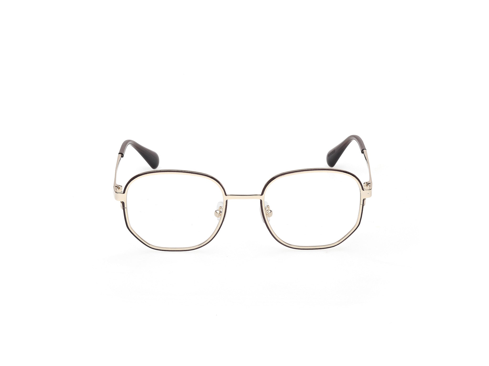 MAX&Co Mujer MAX&Co MO5196 032 Monturas ópticas Metal Oro Geométrico Norma