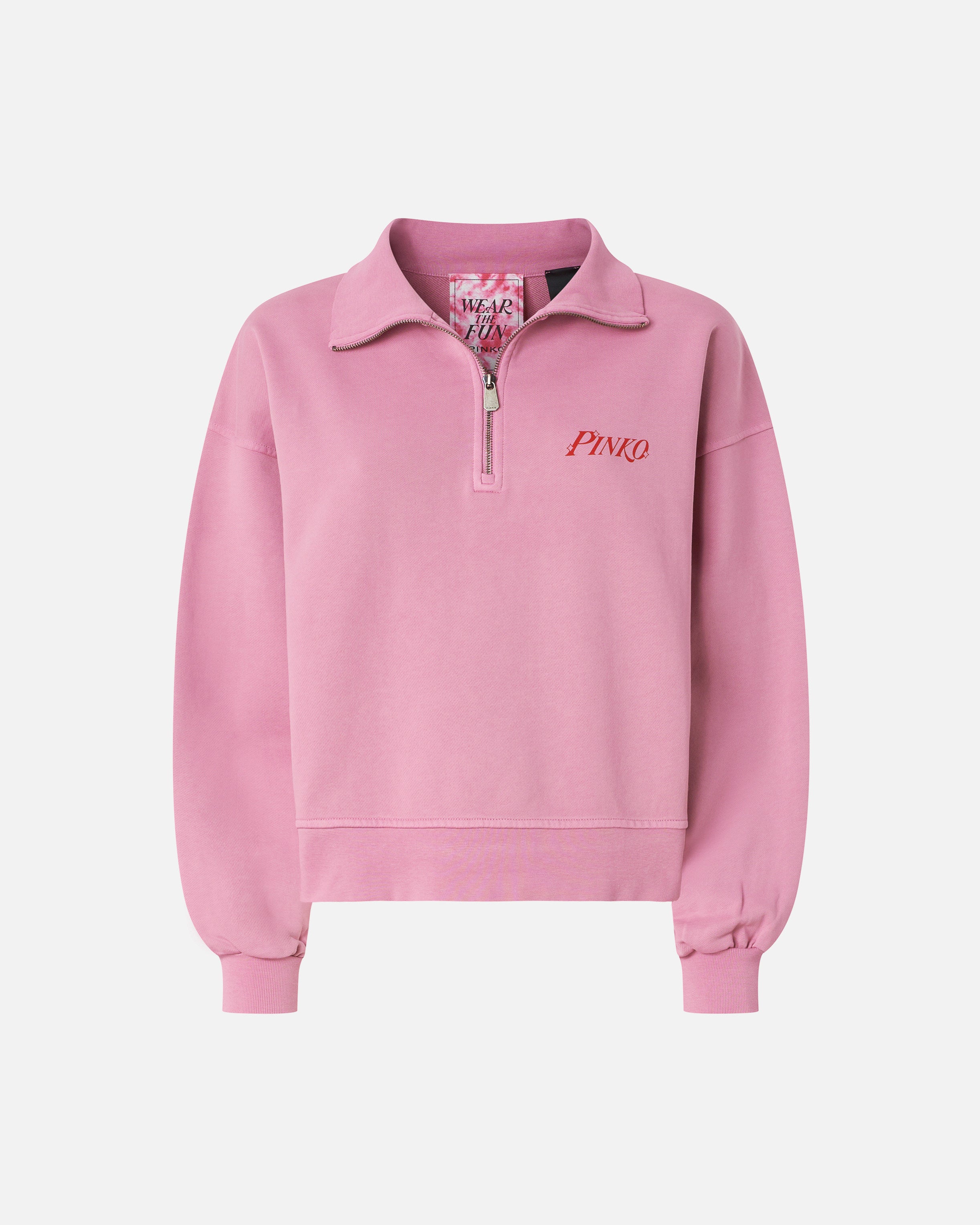 Sweatshirt with heart and tini print - L