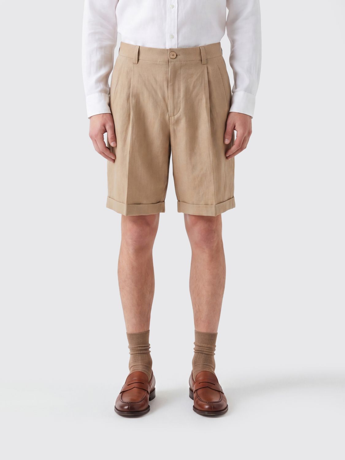 Shorts Men color Beige