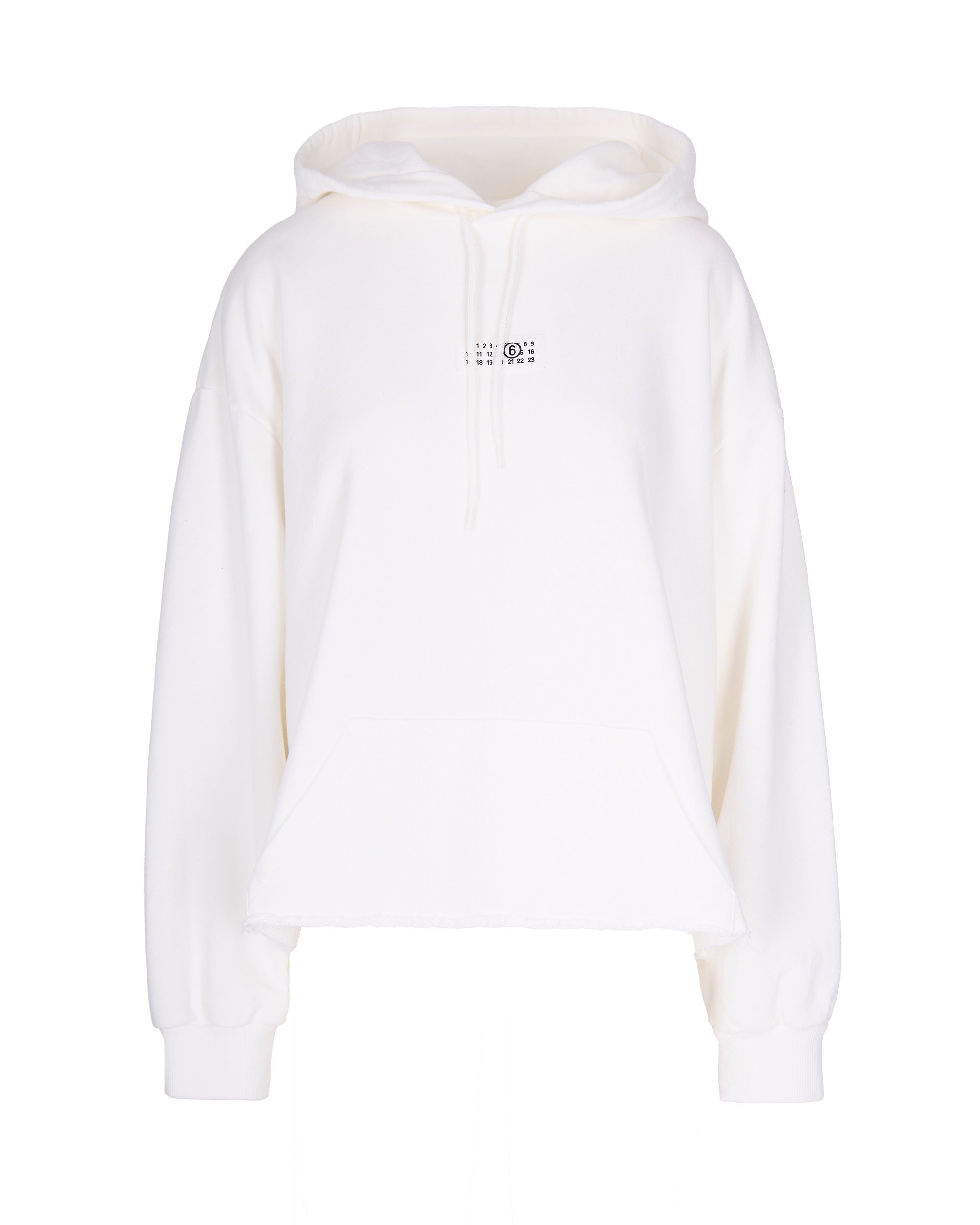 Numeric Signature Logo Sweatshirt — White