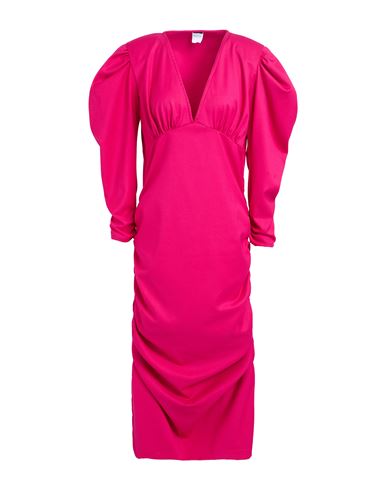 Marsēm Woman Midi dress Magenta Size M Polyester, Elastane