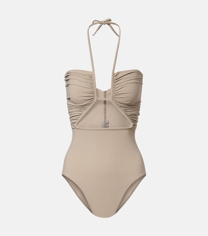 Prong cutout swimsuit