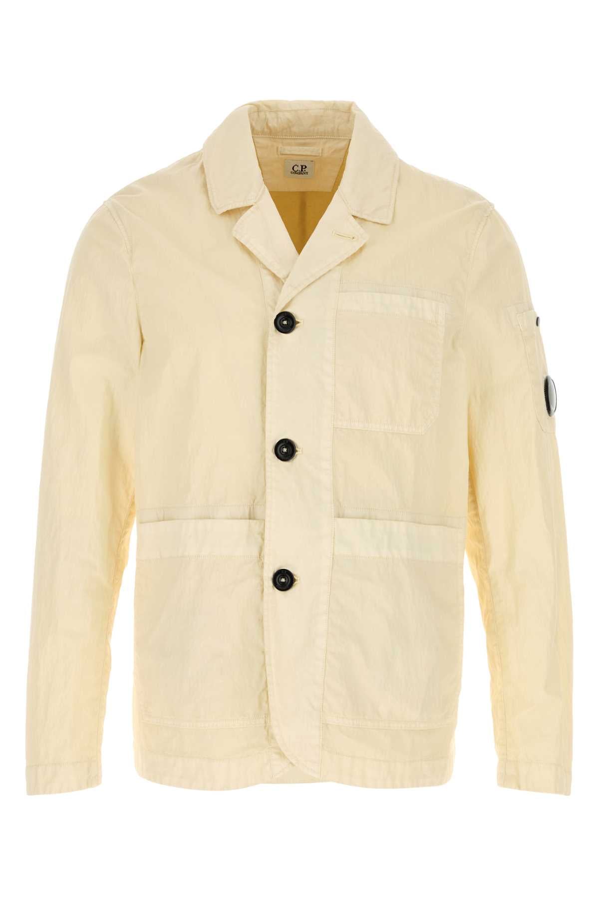 50 Fili Wax Lens Blazer — Beige