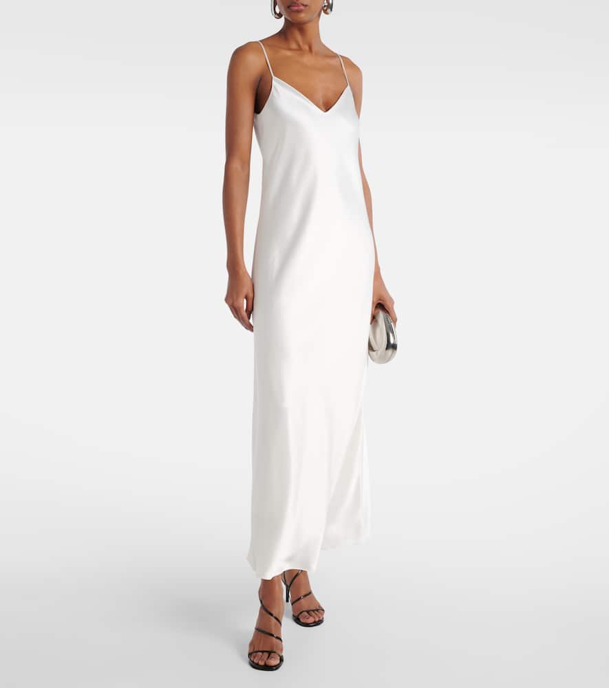 Satin slip dress