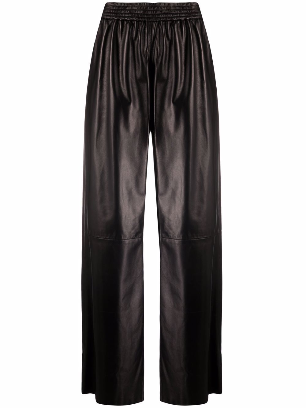 Flared-leg trousers - Black