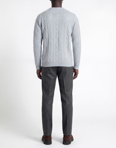 Man Sweater Sky blue Size L Virgin Wool