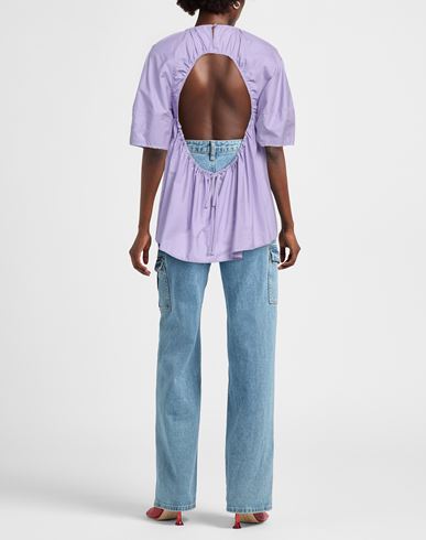 Woman Top Lilac Size M Cotton
