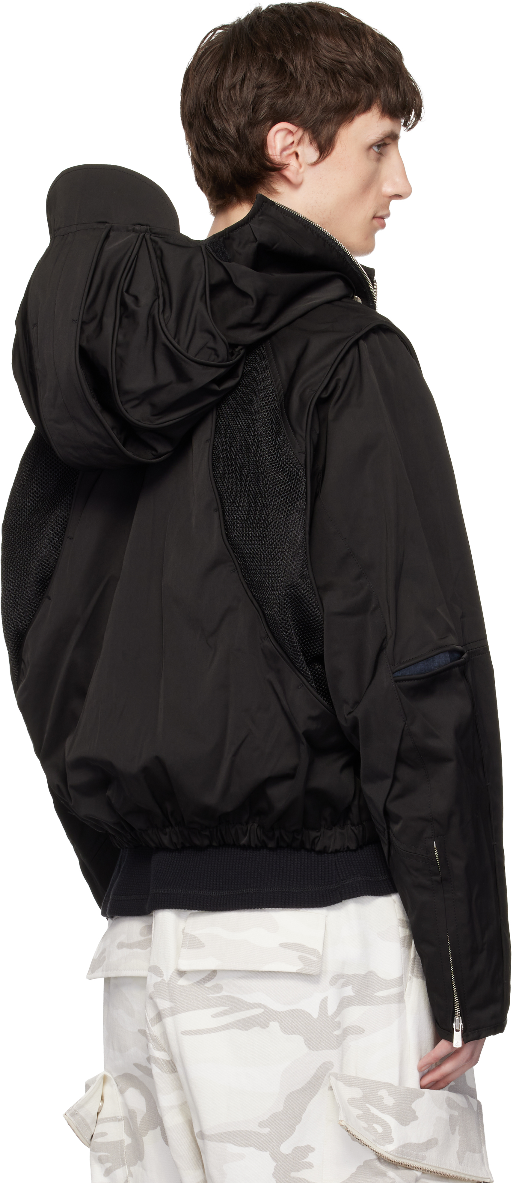Black Parachute Hooded Gen 2 Jacket