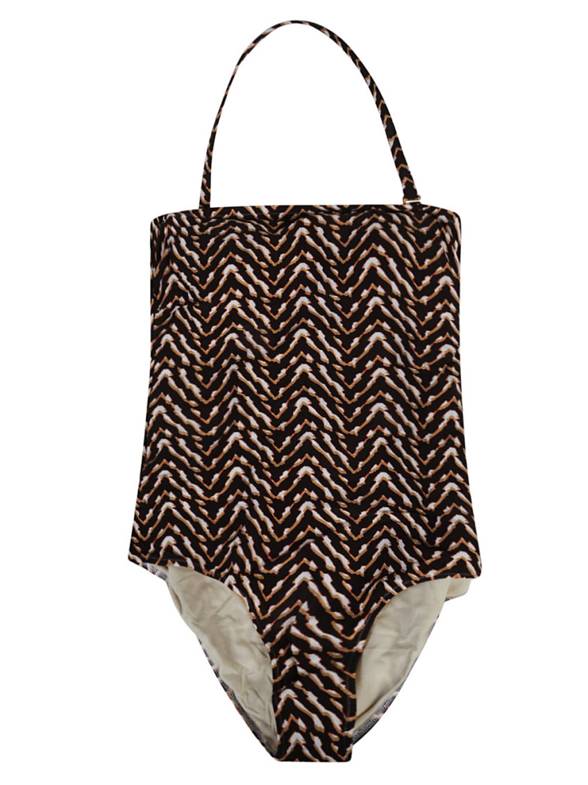 Black Ravello Printed One-piece Swimsuit