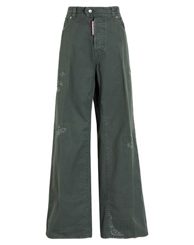 Woman Pants Grey Size 6 Cotton