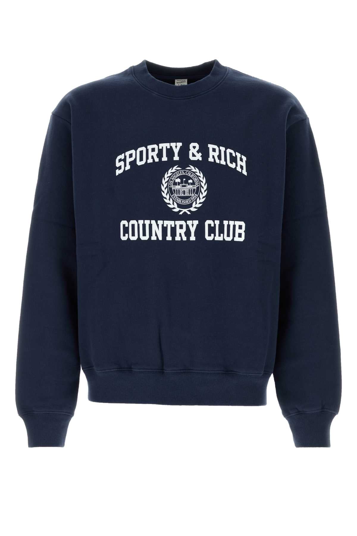 Crest Sweatshirt — Navy