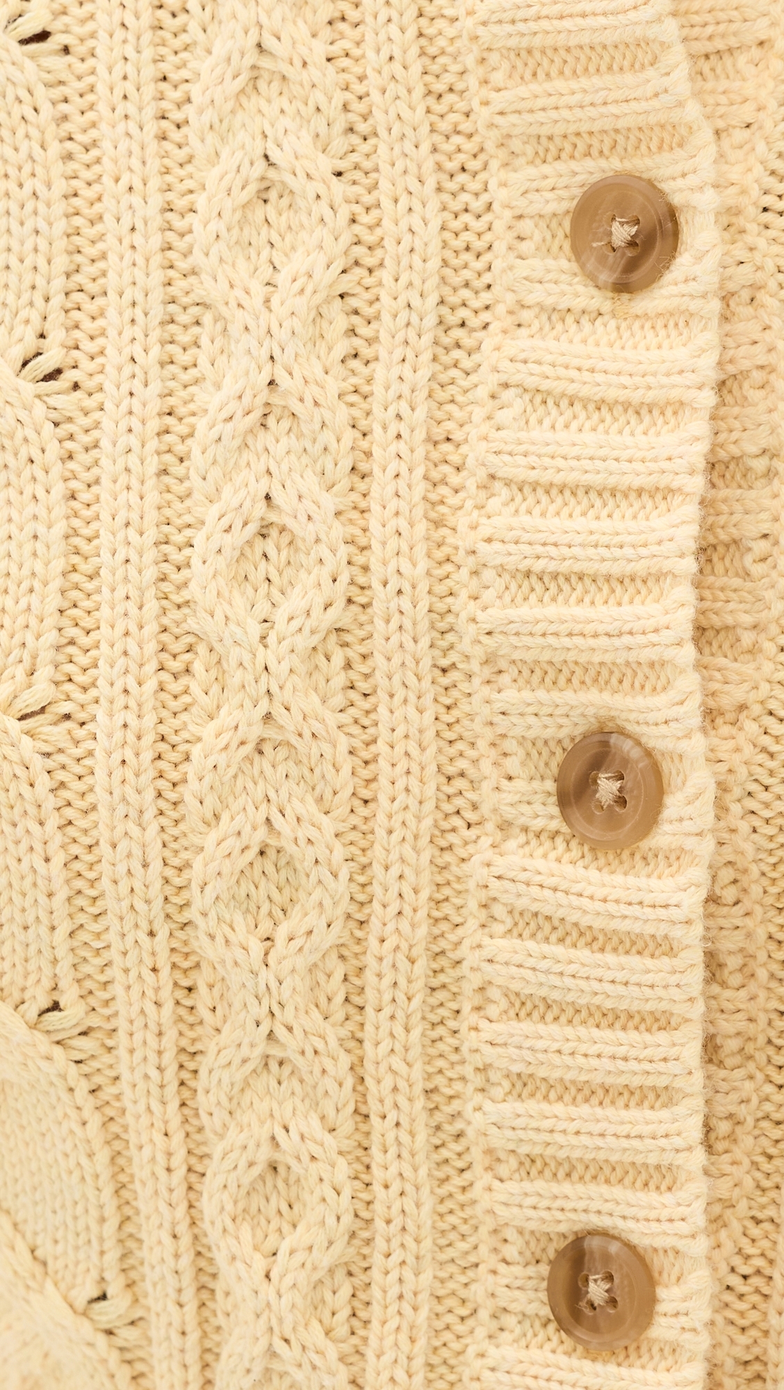 Riley Cardigan Washed Yellow