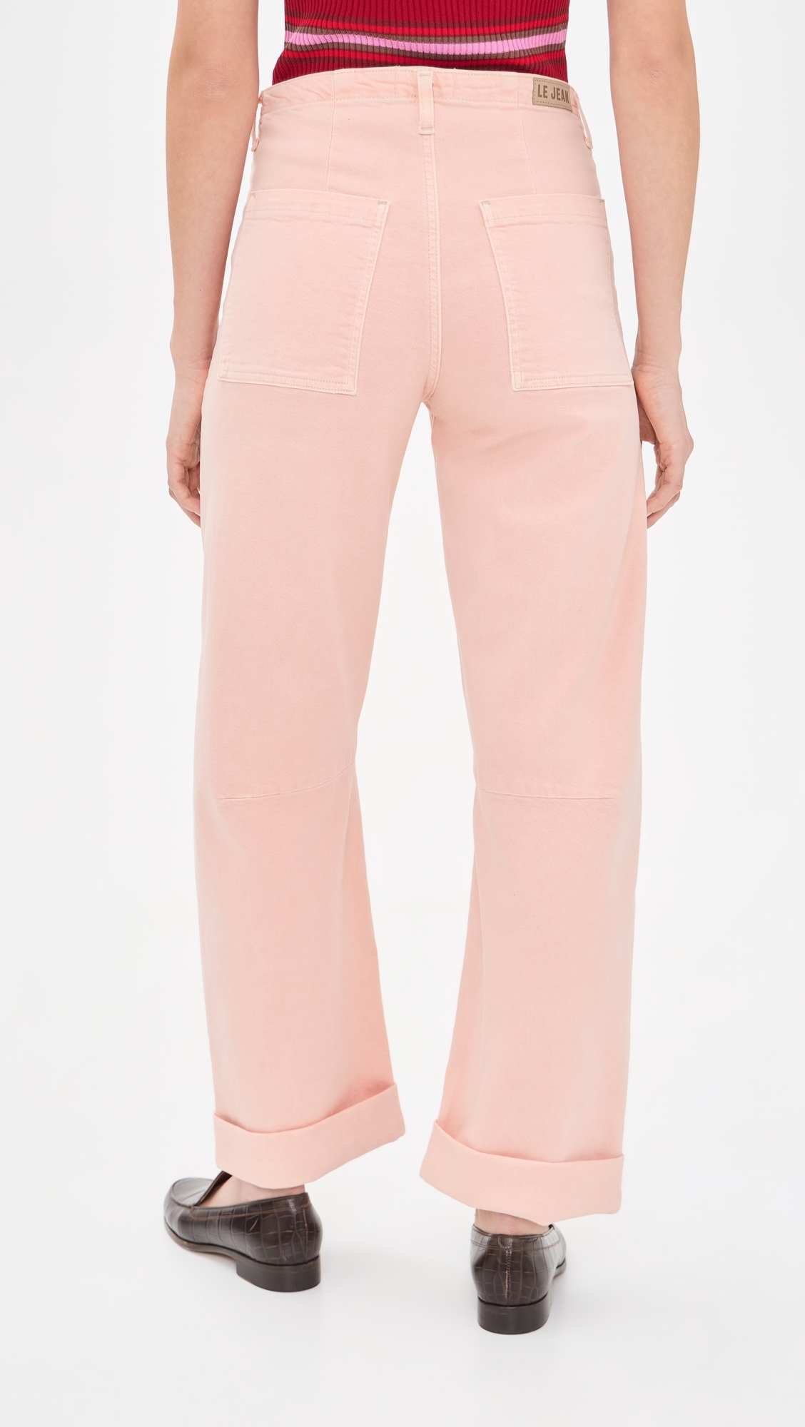 Utility Soft Double Cuff Jeans Peachy