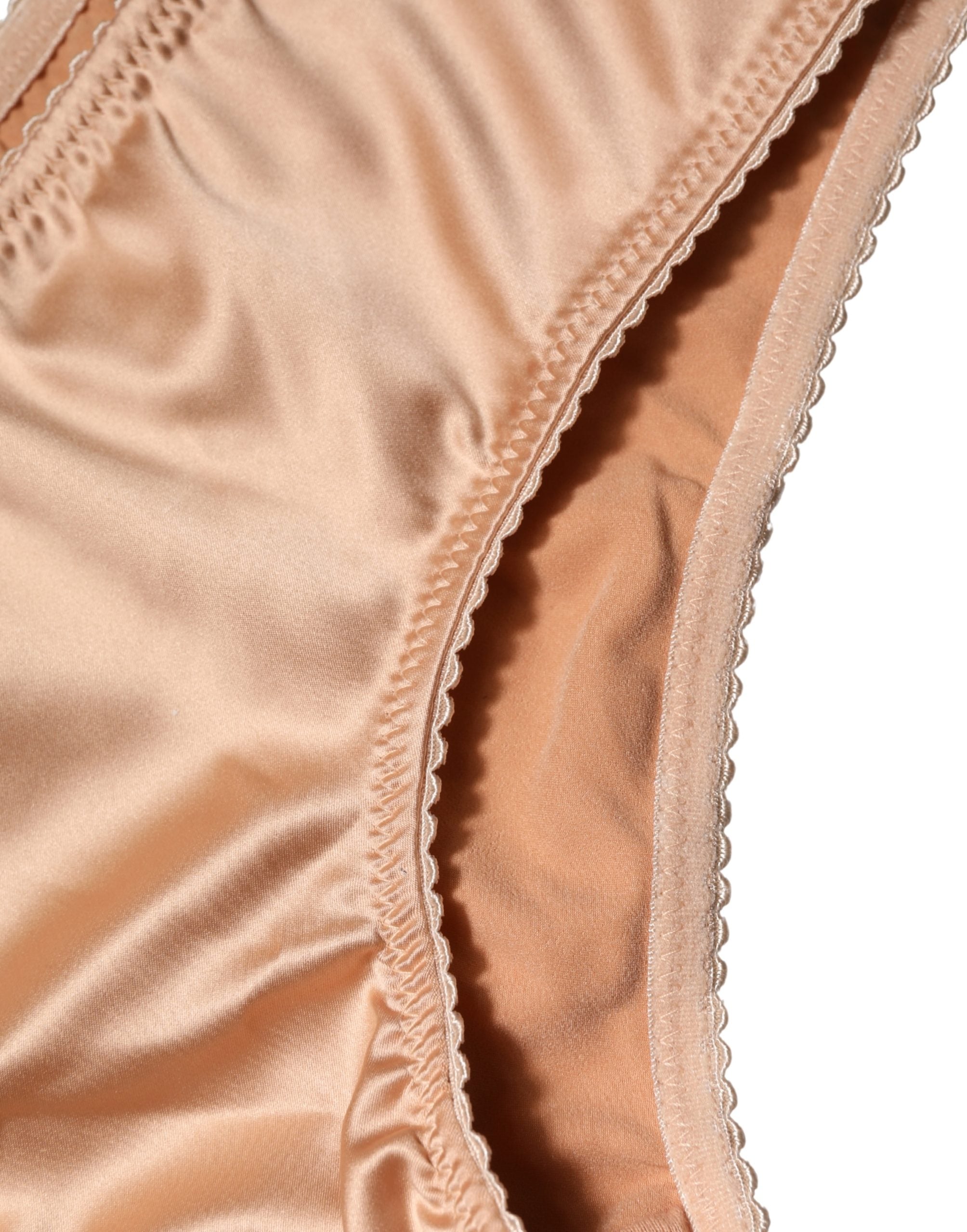 Silk Stretch Brief — Beige