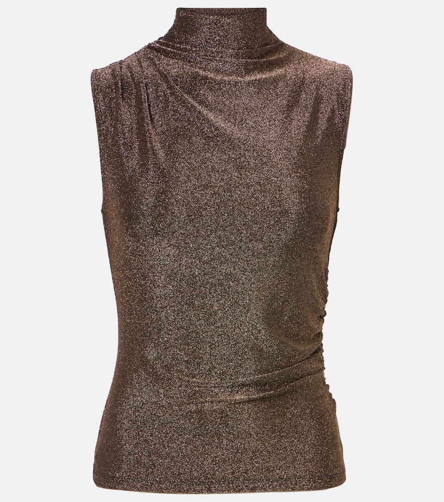 Mylie glitter jersey top