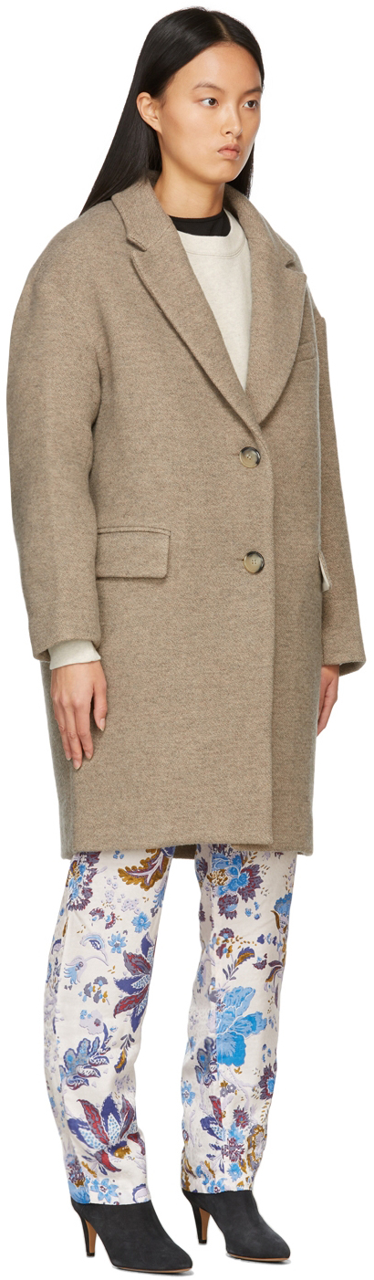 Brown Wool Limiza Coat