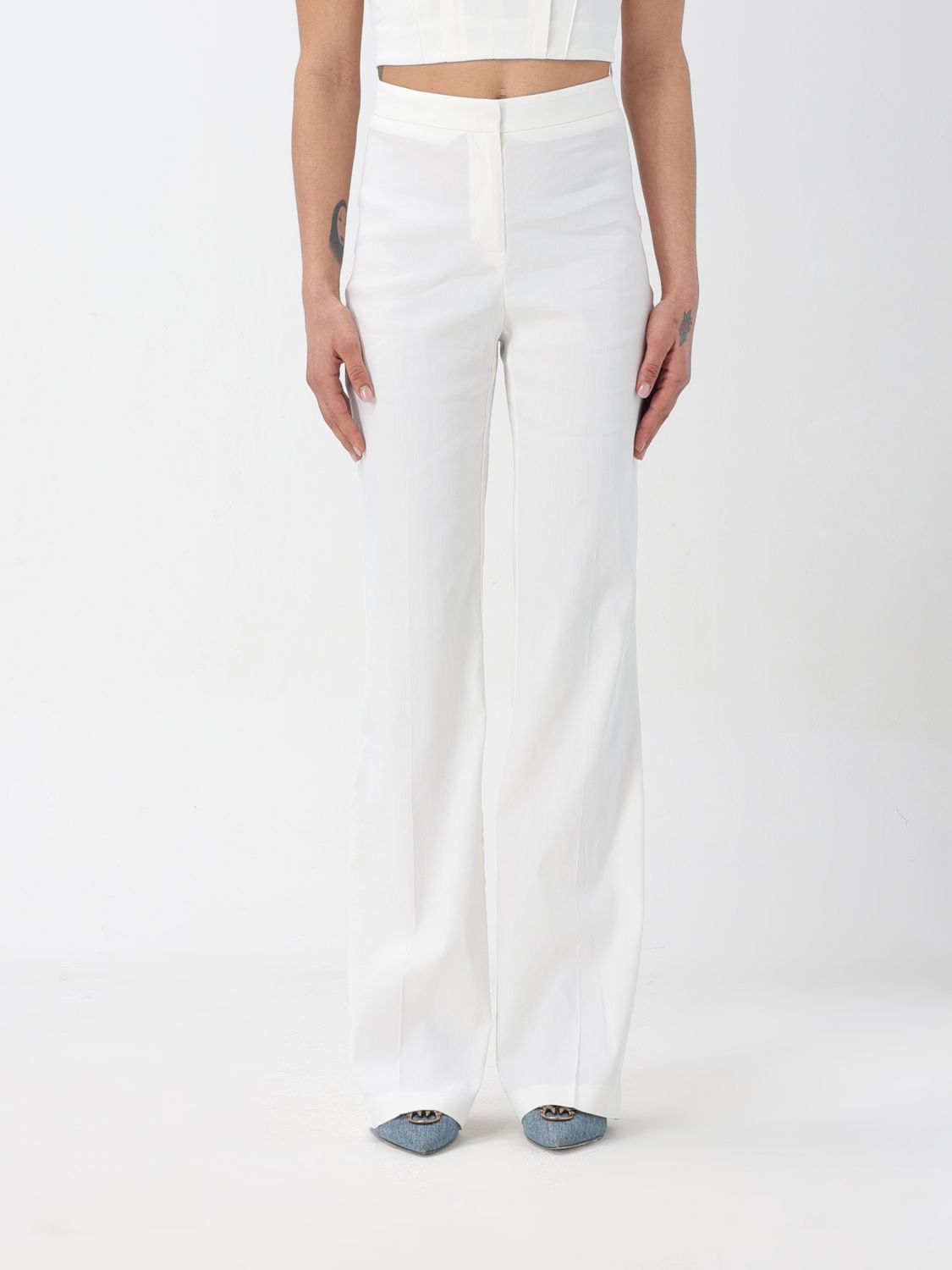Pants Woman color White