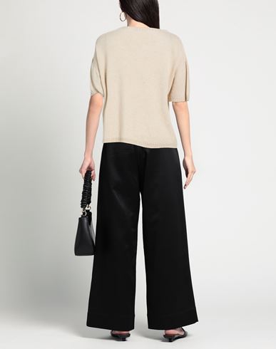 Woman Sweater Sand Size 8 Cashmere