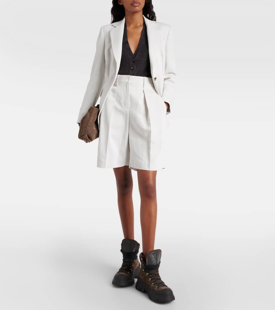 Cashmere and silk-blend cardigan