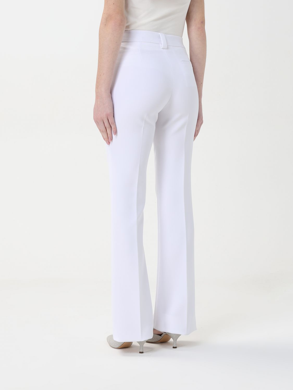 Pants LIU JO Woman color White