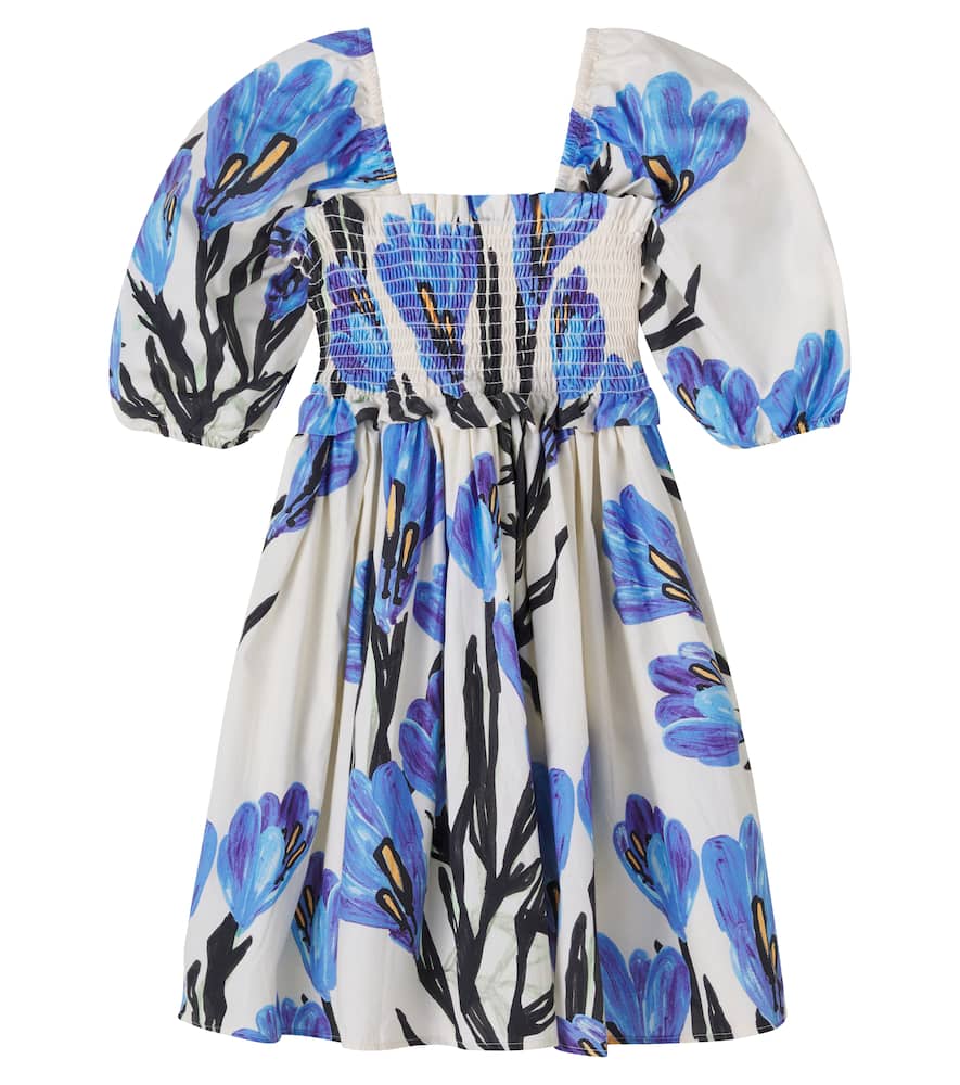 Chipie floral shirred cotton dress