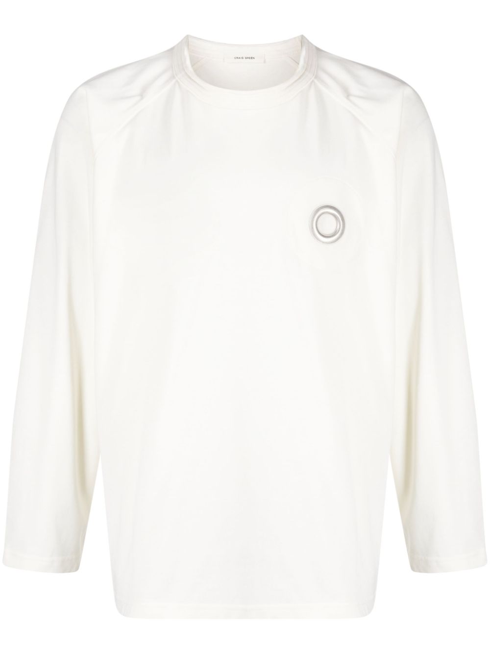 Long-sleeve cotton T-shirt - White