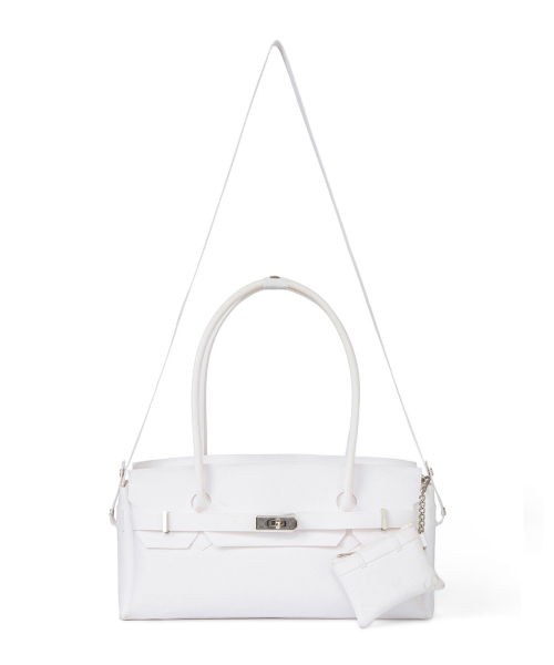 JELLY TWO-WAY BAG IN WHITE