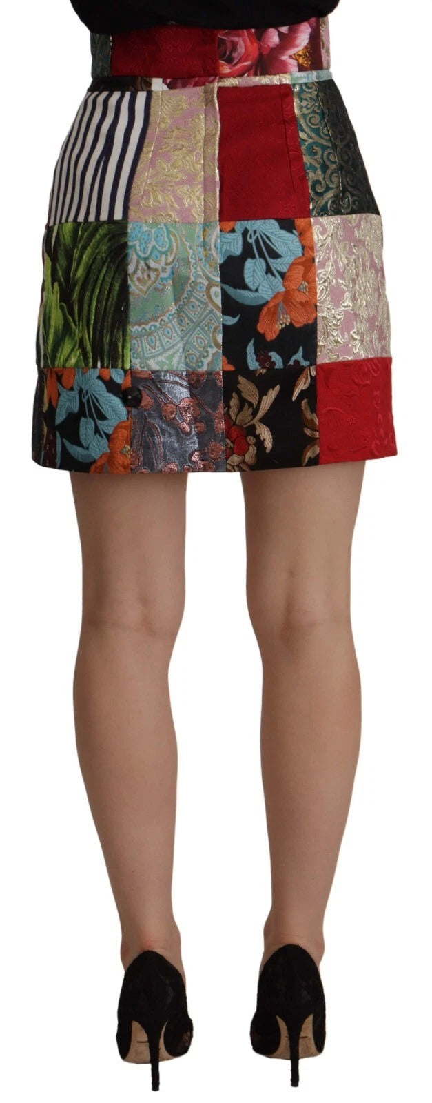 Patchwork Skirt — Multicolor