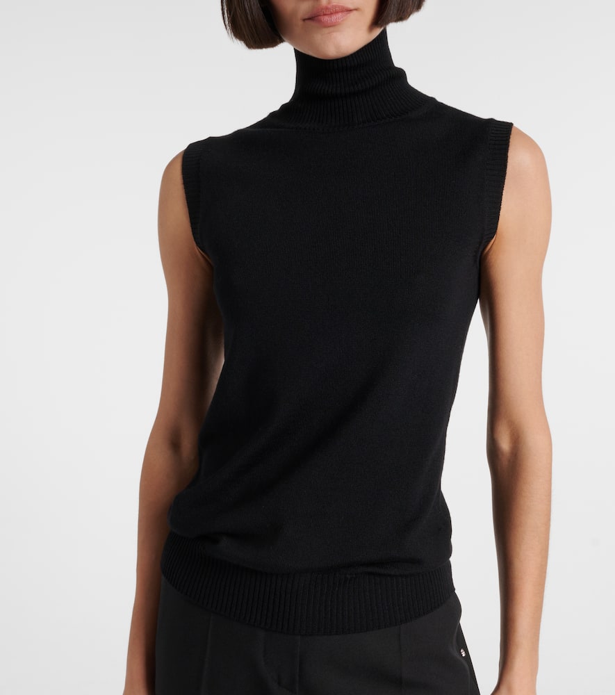 Sportmax Vertigo knitted virgin wool top