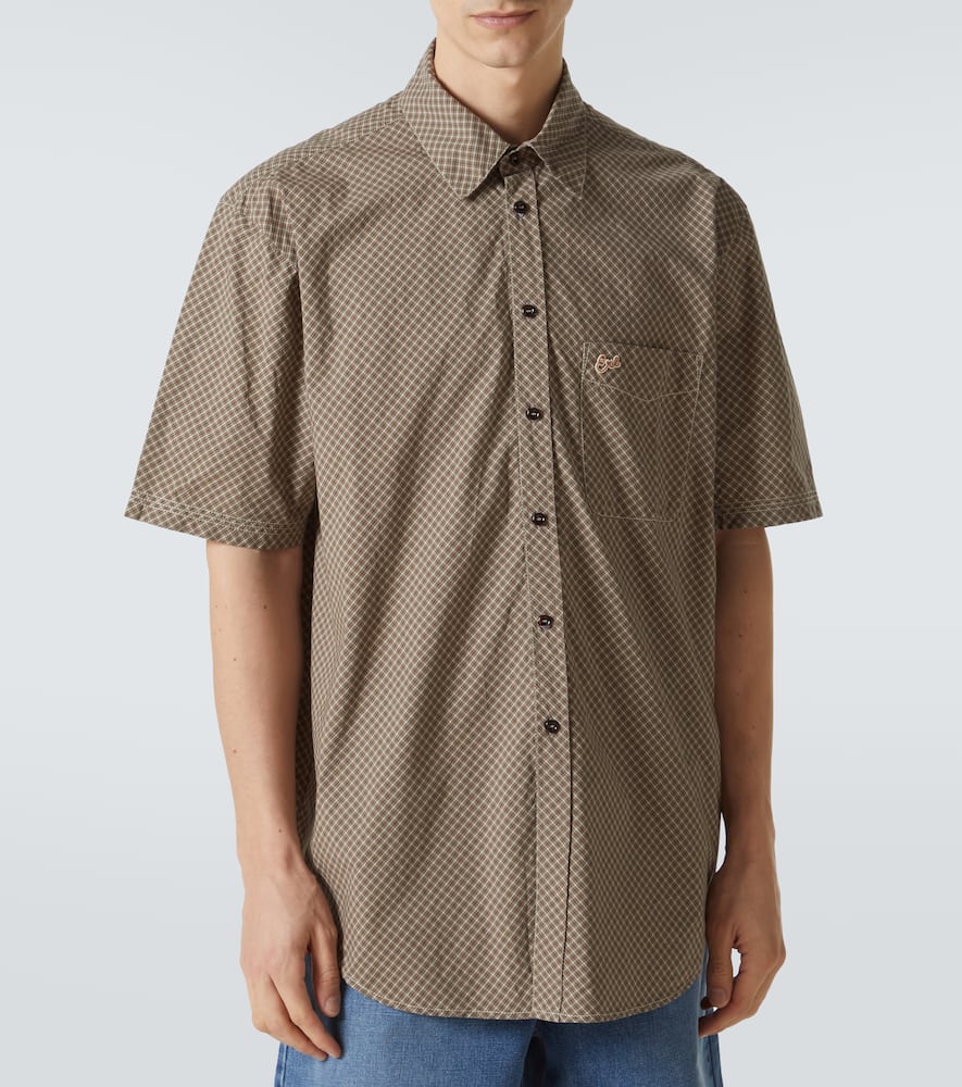 Checked cotton shirt