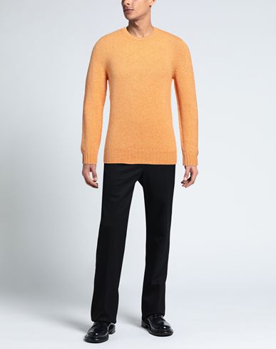 Man Sweater Apricot Size M Merino Wool
