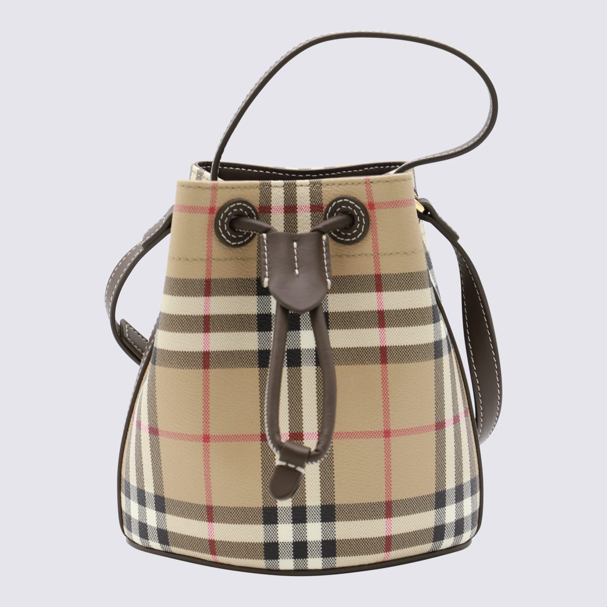 Vintage Check Mini Bucket Bag