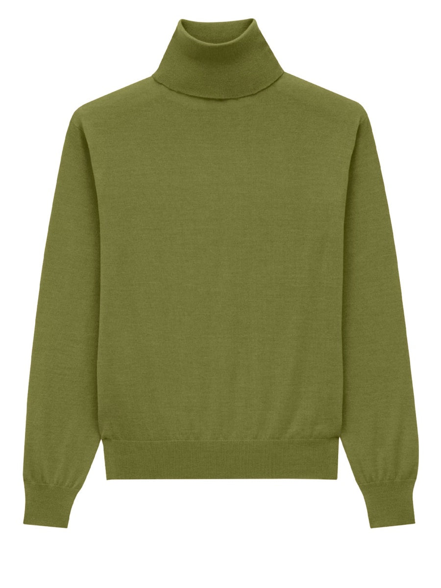 Turtleneck in Cashmere, Wool, and Silk