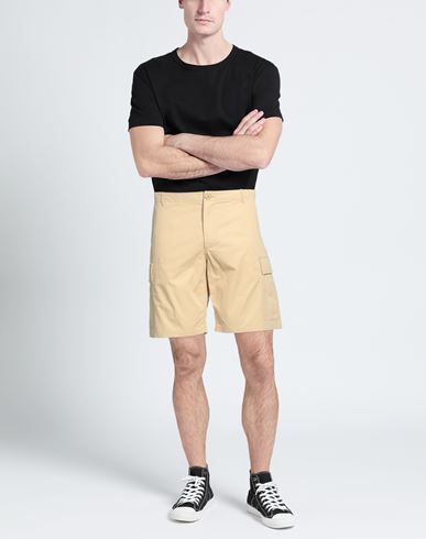 Man Shorts & Bermuda Shorts Beige