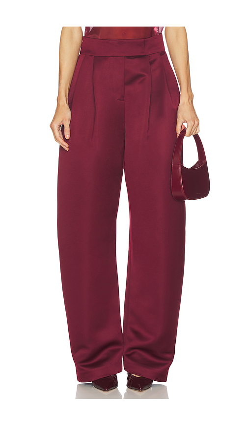Camila Coelho Reese Pant in Red. - L also in M, S, XL