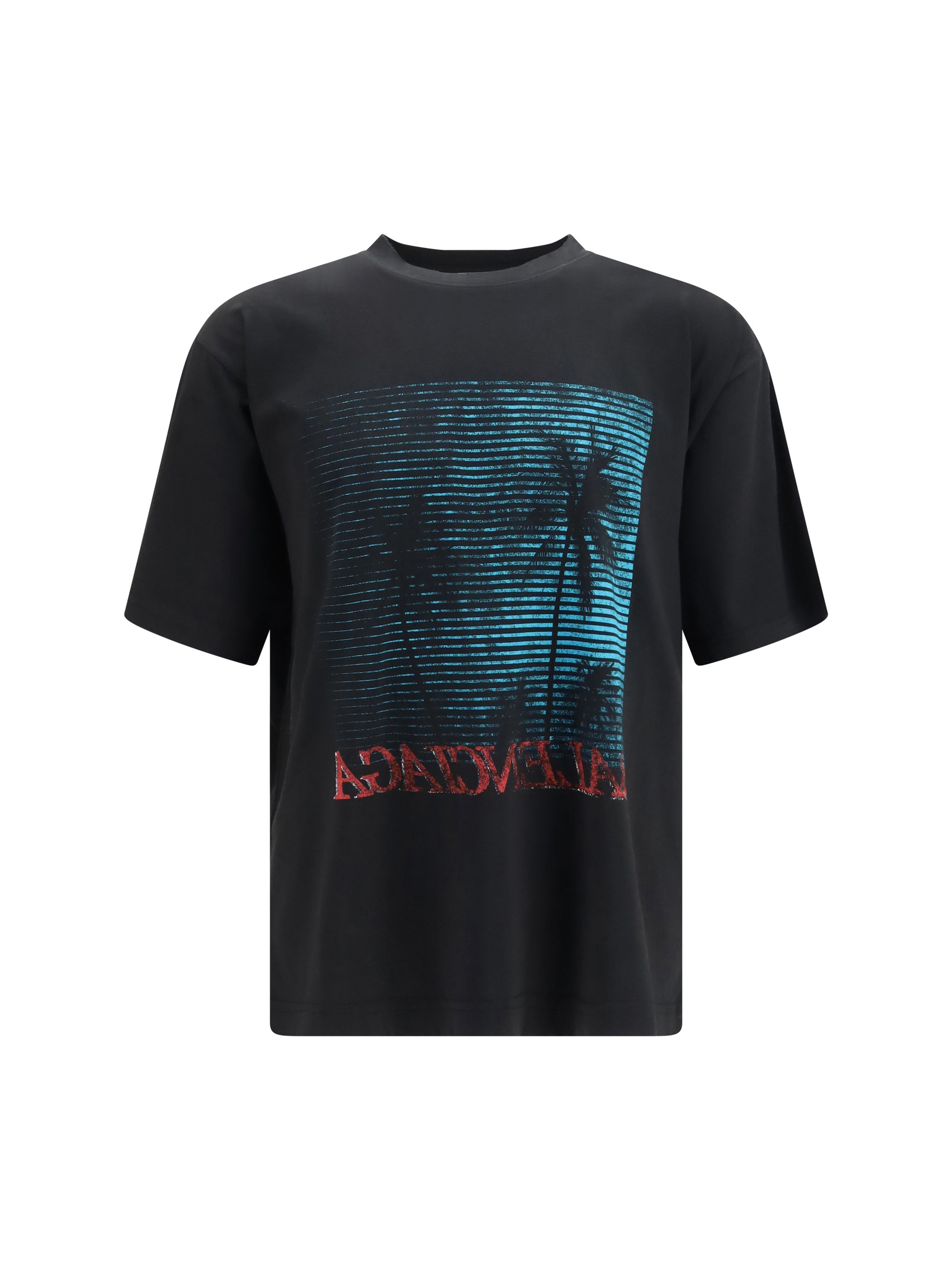 Graphic Print T-Shirt — Black