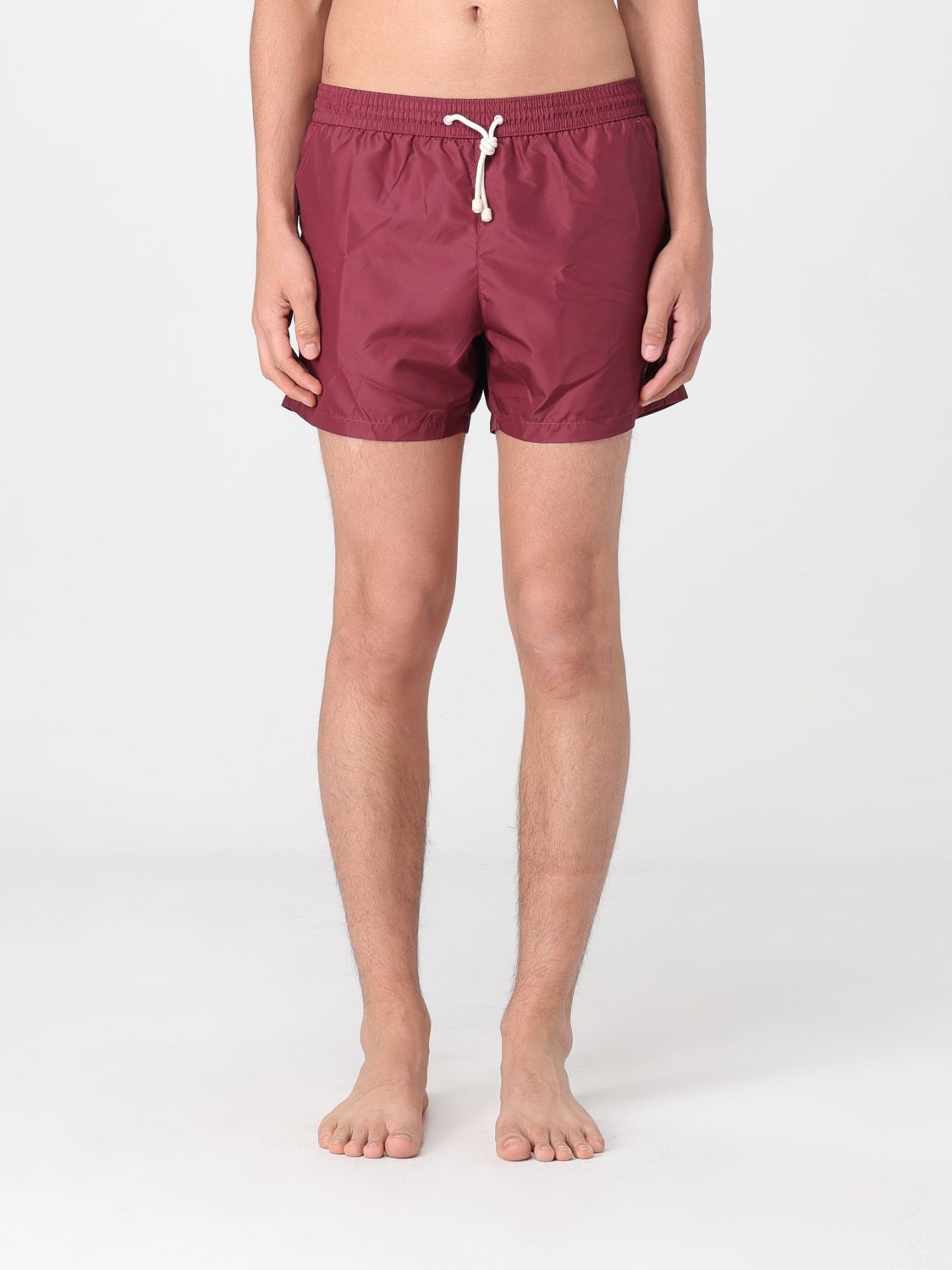 Swimsuit Men color Burgundy