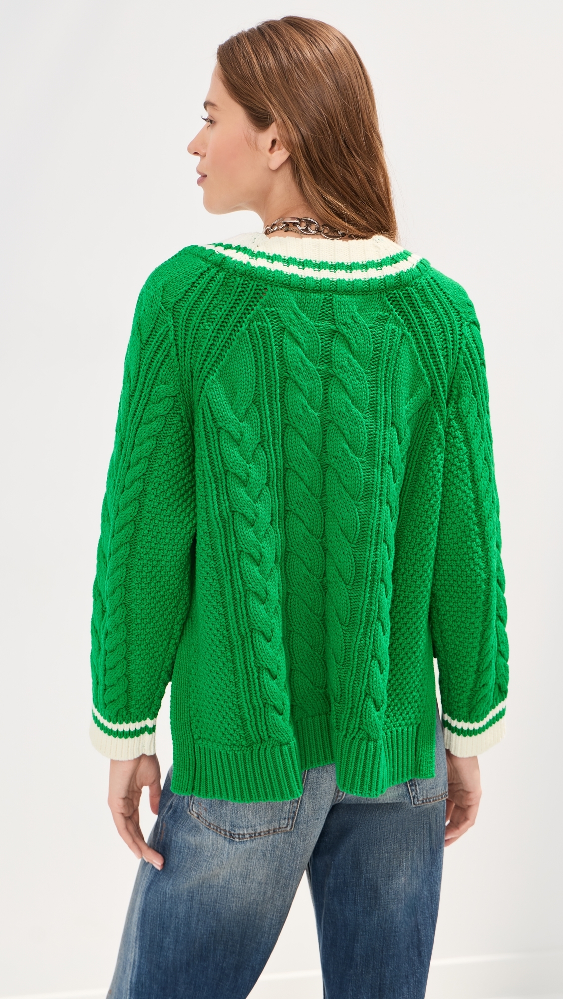Marley V Neck Sweater Midnight Multi