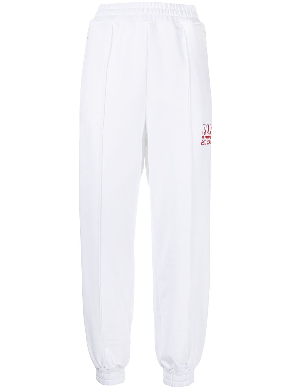 Logo-print track pants - White
