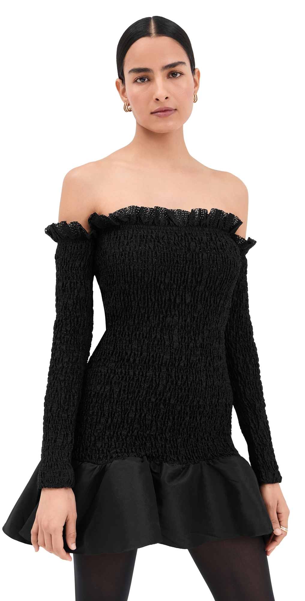 Dot Dress Black