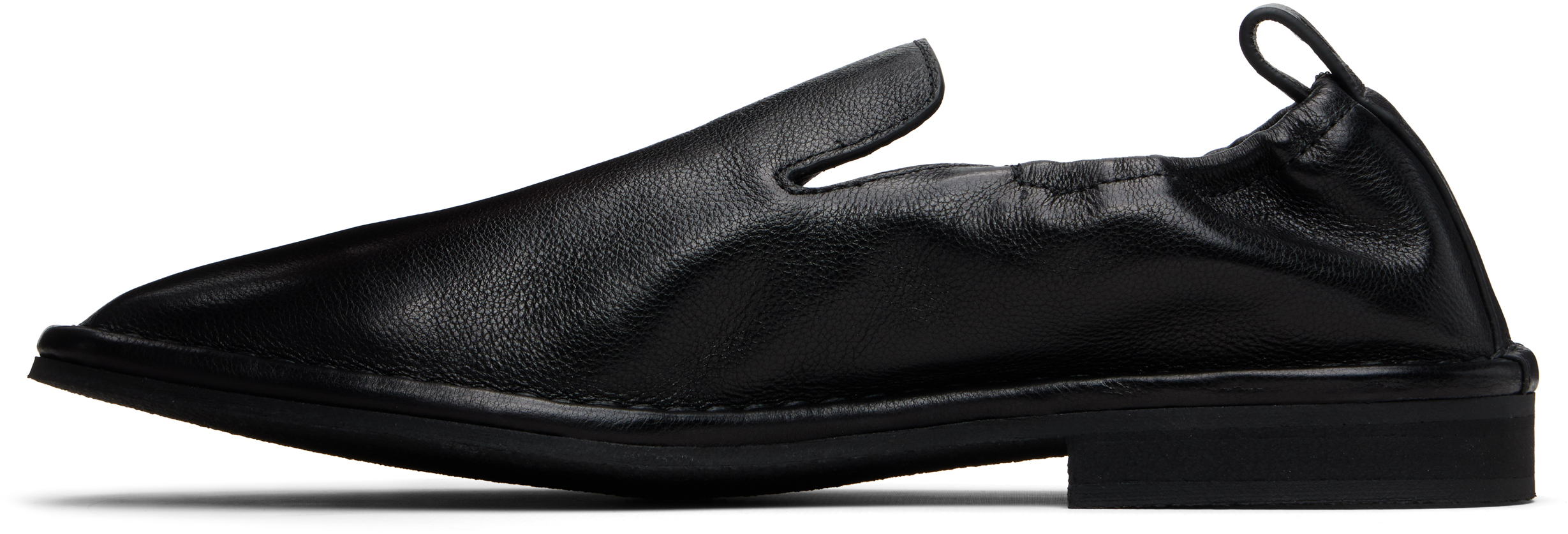 Black Slip On Loafers