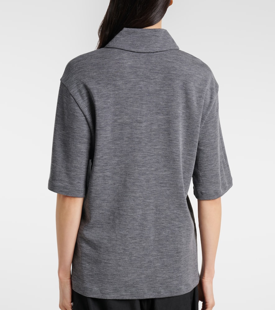 Róhe Wool polo shirt