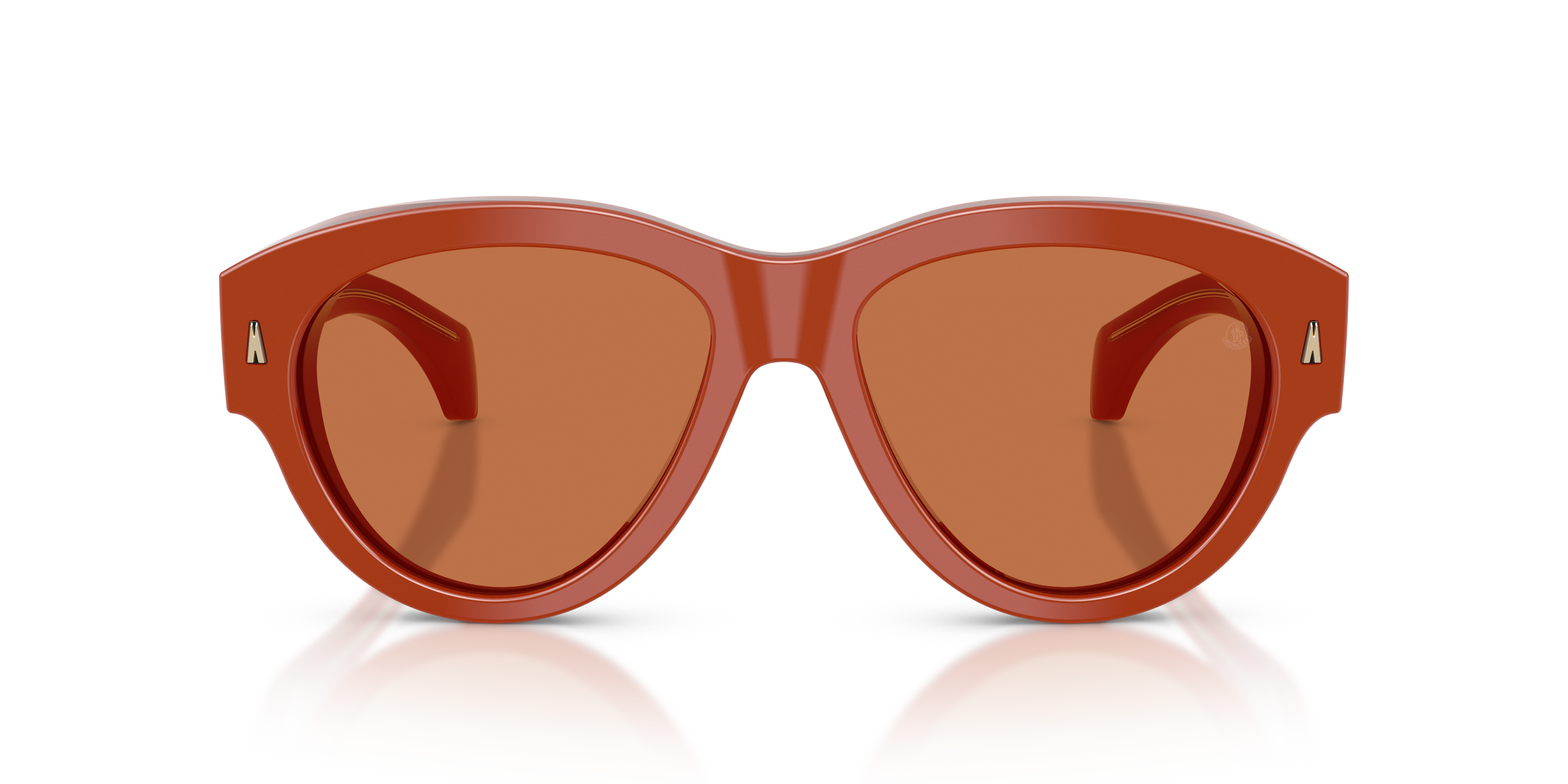 Moncler Unisex Moncler ME6016U CHICANE 302573 Sunglasses Acetate Orange Brown Pilot Norma
