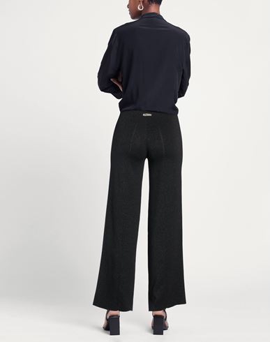 Woman Pants Black Size M Viscose, Polyamide, Metallic fiber