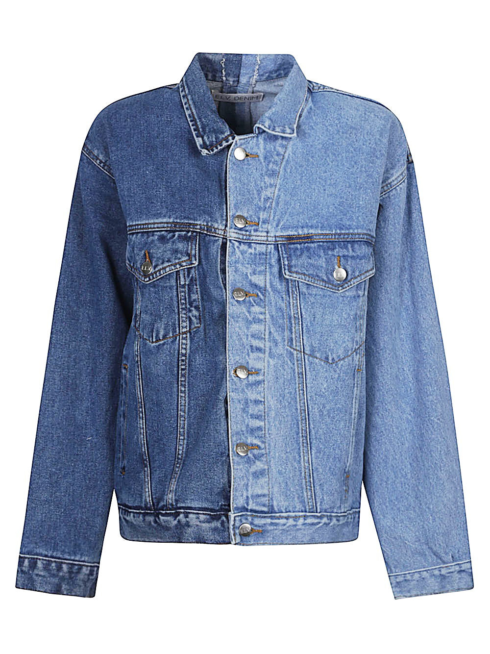 Upcycled Denim Jacket — Blue