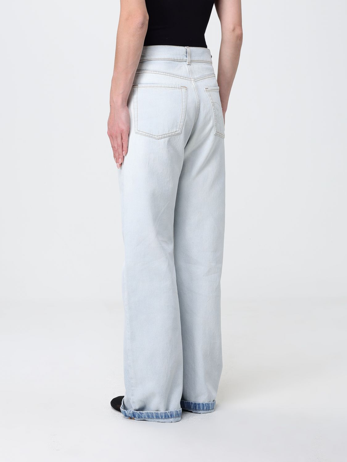 Jeans Woman color White