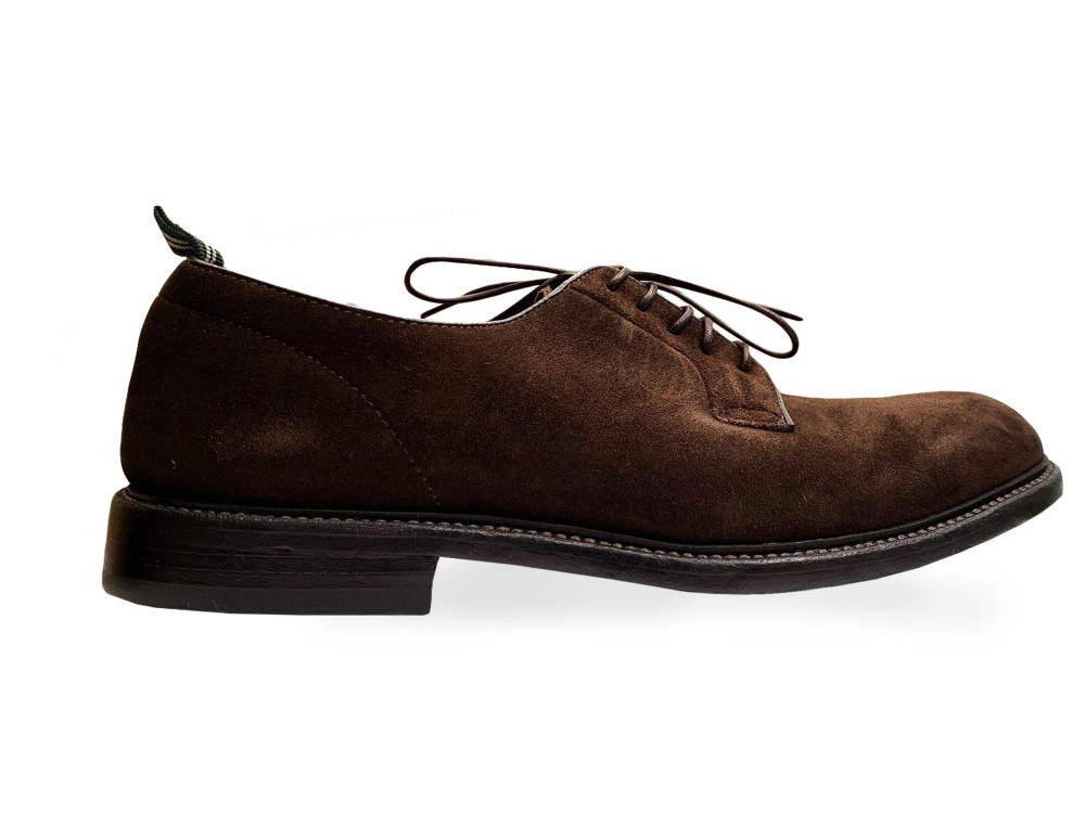 Brown Suede Lace Up Shoes