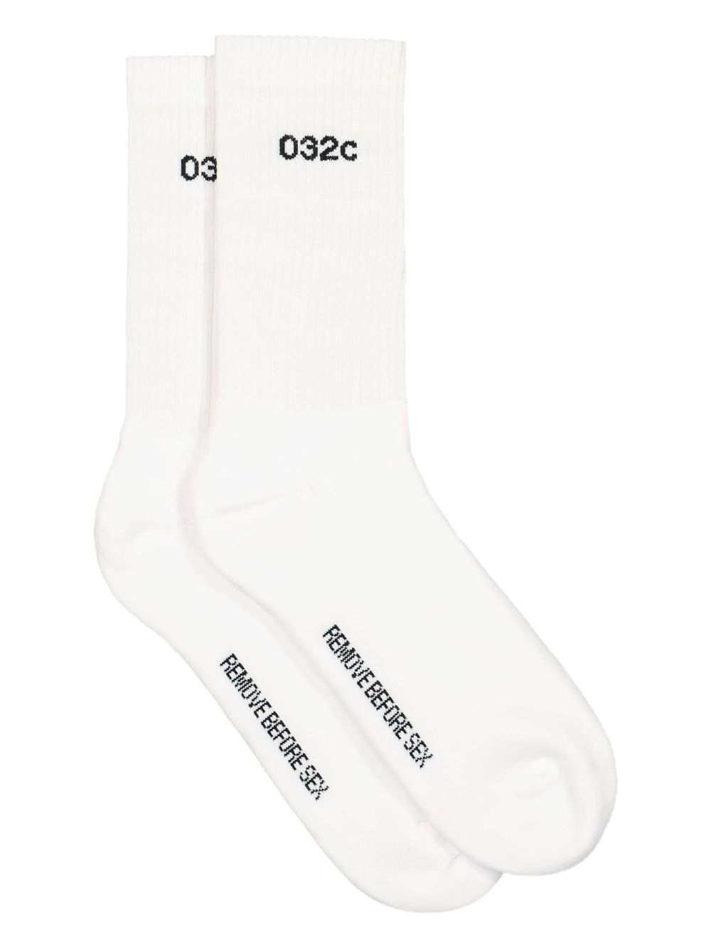 Remove Before Sex socks - White