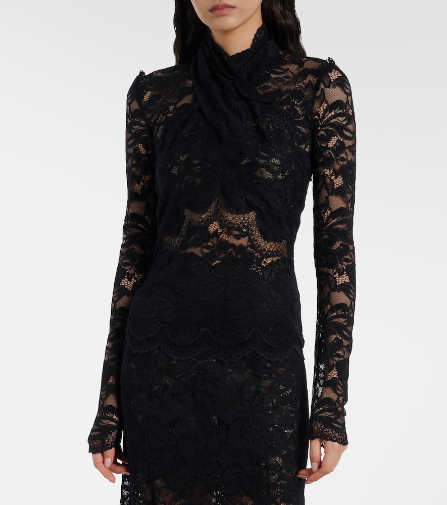 Floral lace top