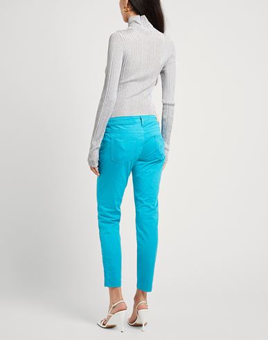 Jacob Cohёn Woman Pants Turquoise Size 25 Cotton, Elastane